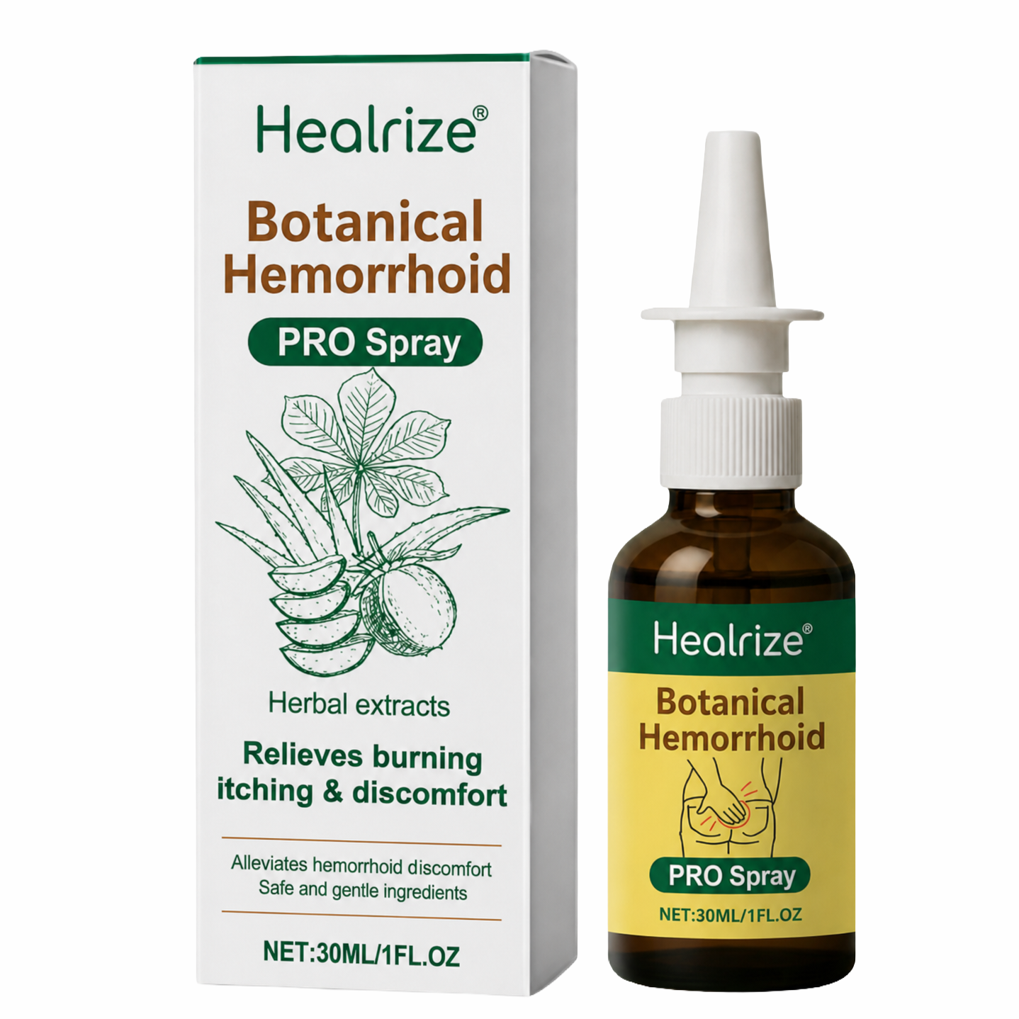 Healrize® Botanical Hemorrhoid PRO Spray