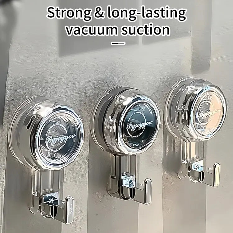 Suction Cup Hooks for Shower,Removable Shower Towel Hooks Suction Hooks No Drill Hook for Glass Door