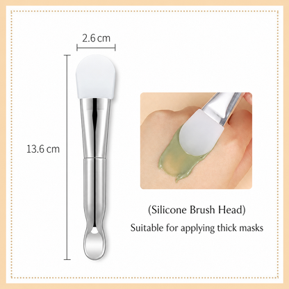 Premium 2-in-1 Silicone Face Mask Brush & Scoop