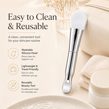 Premium 2-in-1 Silicone Face Mask Brush & Scoop
