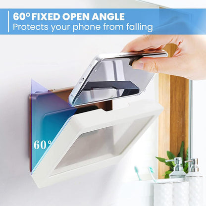 MCOIKY®360° Rotating Bathroom Phone Case Wall Mounted Shower Phone Holder