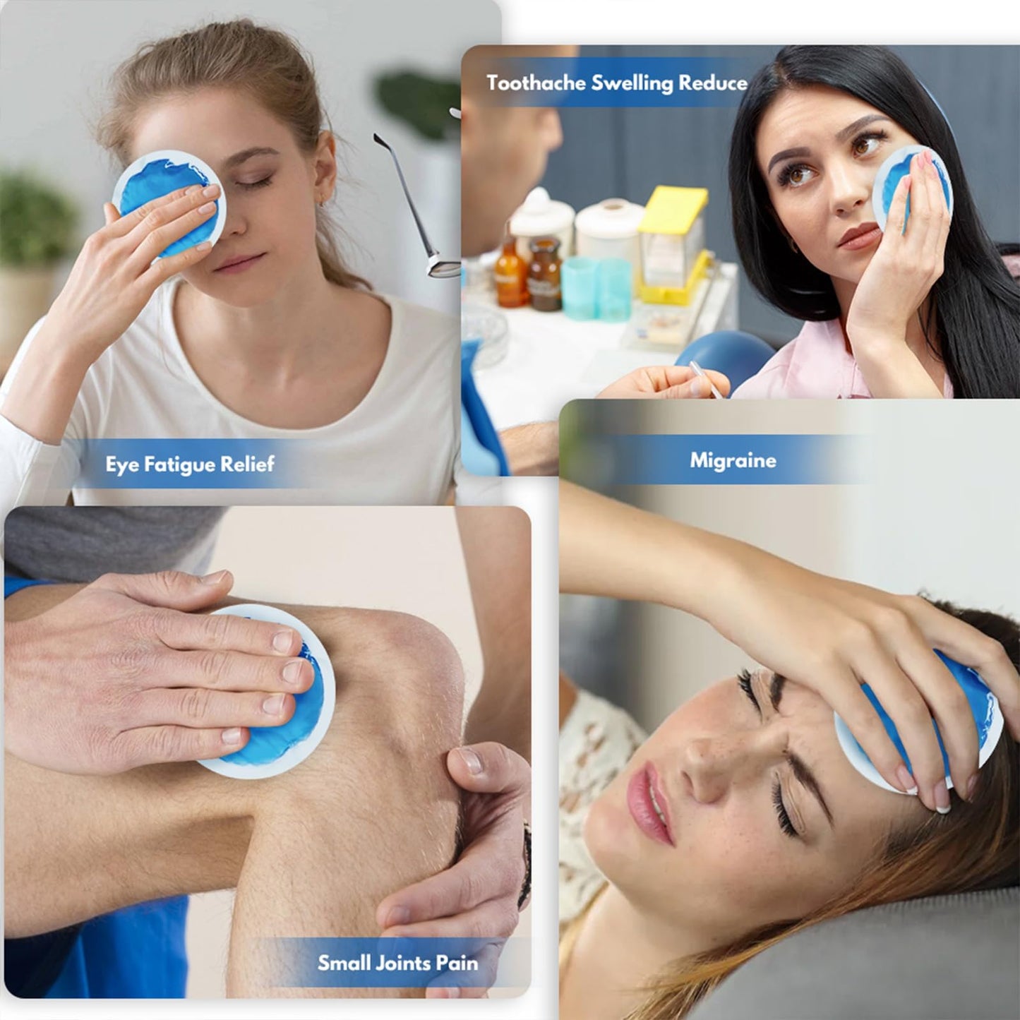 Reusable Hot & Cold Gel Compress Pad – Instant Target Relief for Pain & Swelling