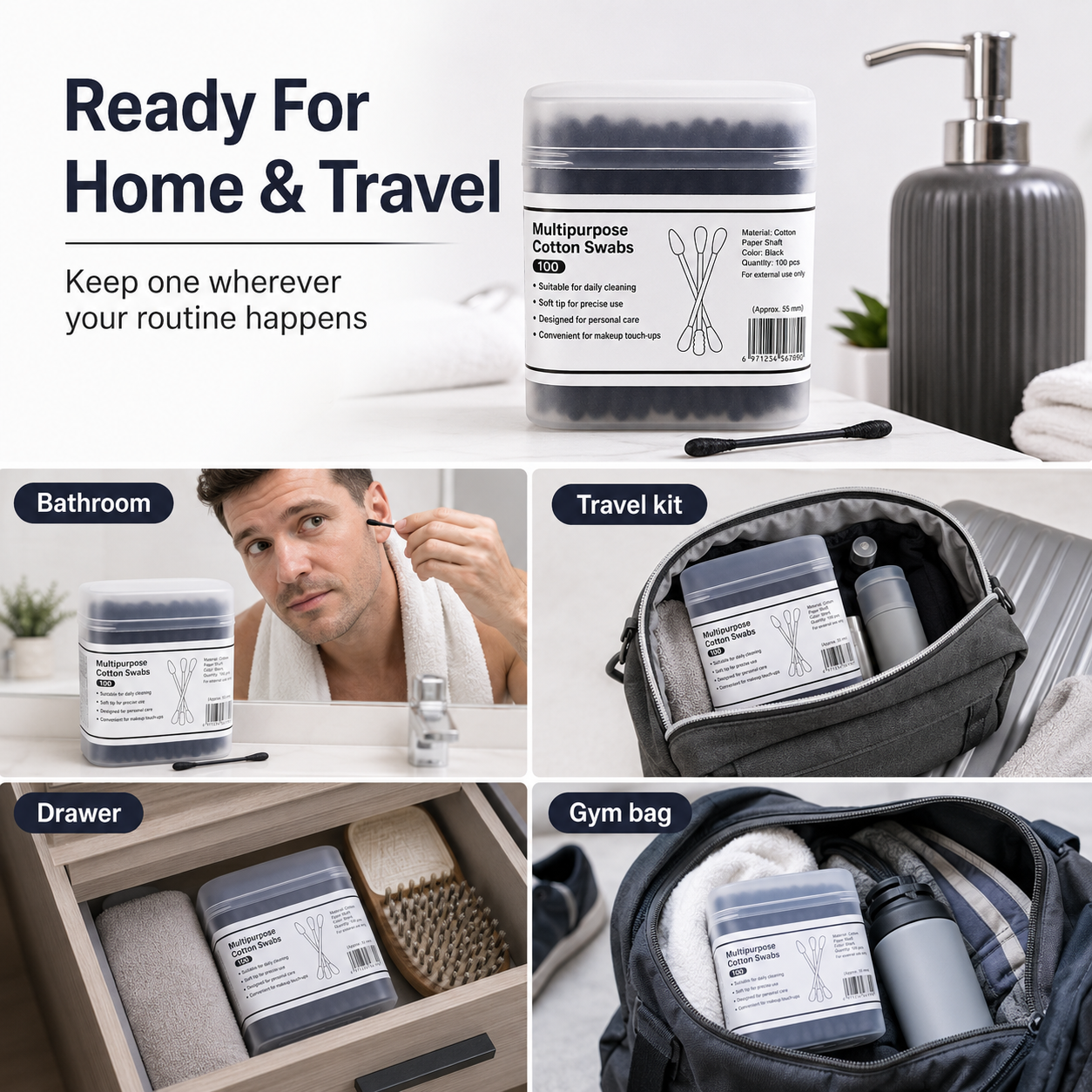 MCOIKY® multipurpose cotton swabs