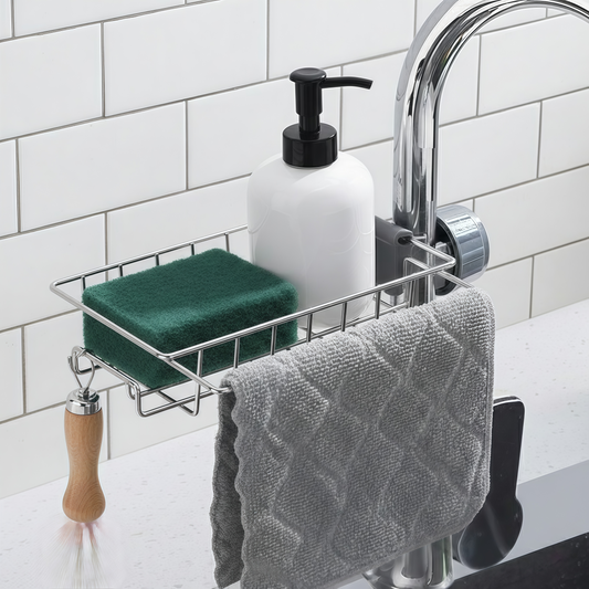 Kitchen Faucet Storage Rack