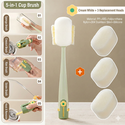 MCOIKY® 5-in-1 Bottle & Straw Cleaning Brush