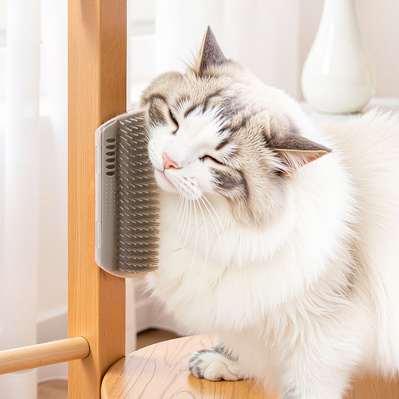 MCOIKY® 3.0 Soft Touch Cat Self Groomer & Wall Corner Massager
