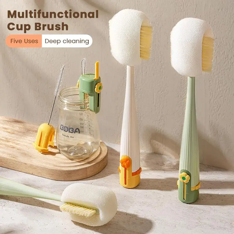 MCOIKY® 5-in-1 Bottle & Straw Cleaning Brush